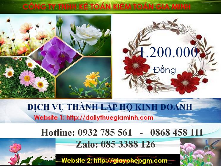 Chi phí hành lập hộ kinh doanh tại Hải Dương