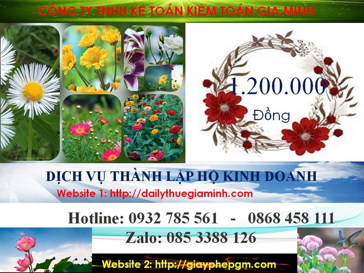 Thành lập hộ kinh doanh tại Hòa Bình 5 Chi phí hành lập hộ kinh doanh tại Hòa Bình