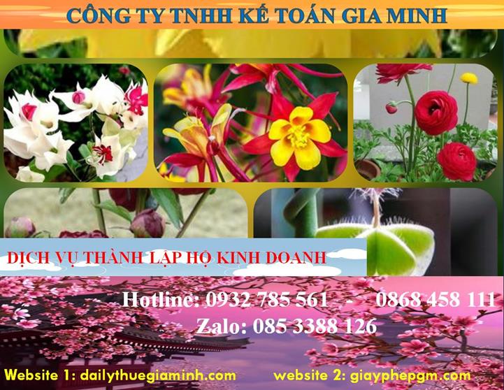 Thành lập hộ kinh doanh tại Huyện Cờ Đỏ 4 Thủ tục thành lập hộ kinh doanh tại Huyện Cờ Đỏ