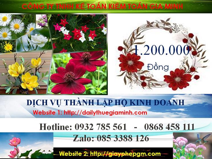 Thành lập hộ kinh doanh tại Khánh Hòa 5 Chi phí hành lập hộ kinh doanh tại Khánh Hòa