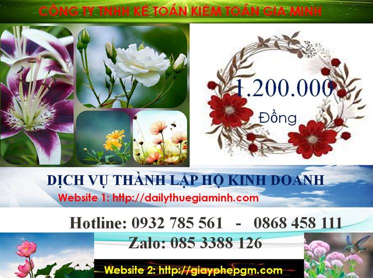 Thành lập hộ kinh doanh tại Lai Châu 5 Chi phí thành lập hộ kinh doanh tại Lai Châu
