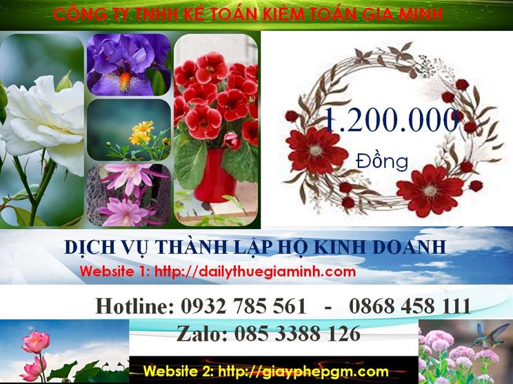 Thành lập hộ kinh doanh tại Nam Định 5 Chi phí hành lập hộ kinh doanh tại Nam Định
