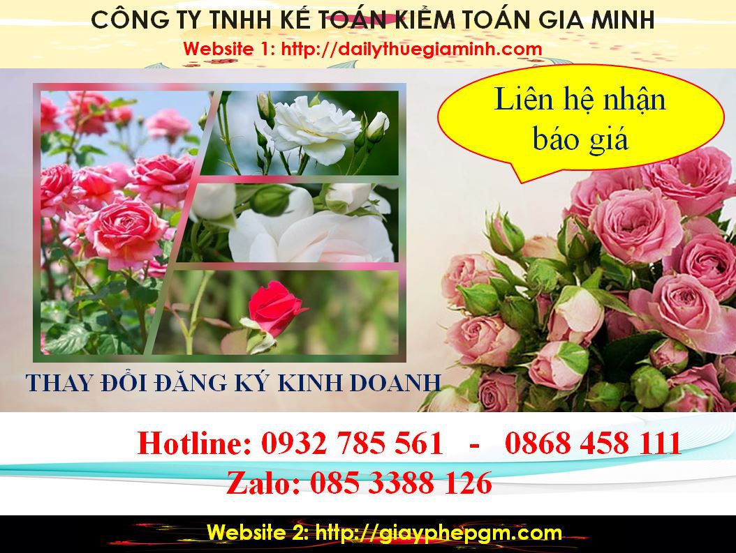 Thay đổi đăng ký kinh doanh tại Hưng Yên 5 Chi phí thay đổi đăng ký kinh doanh ở Hưng Yên