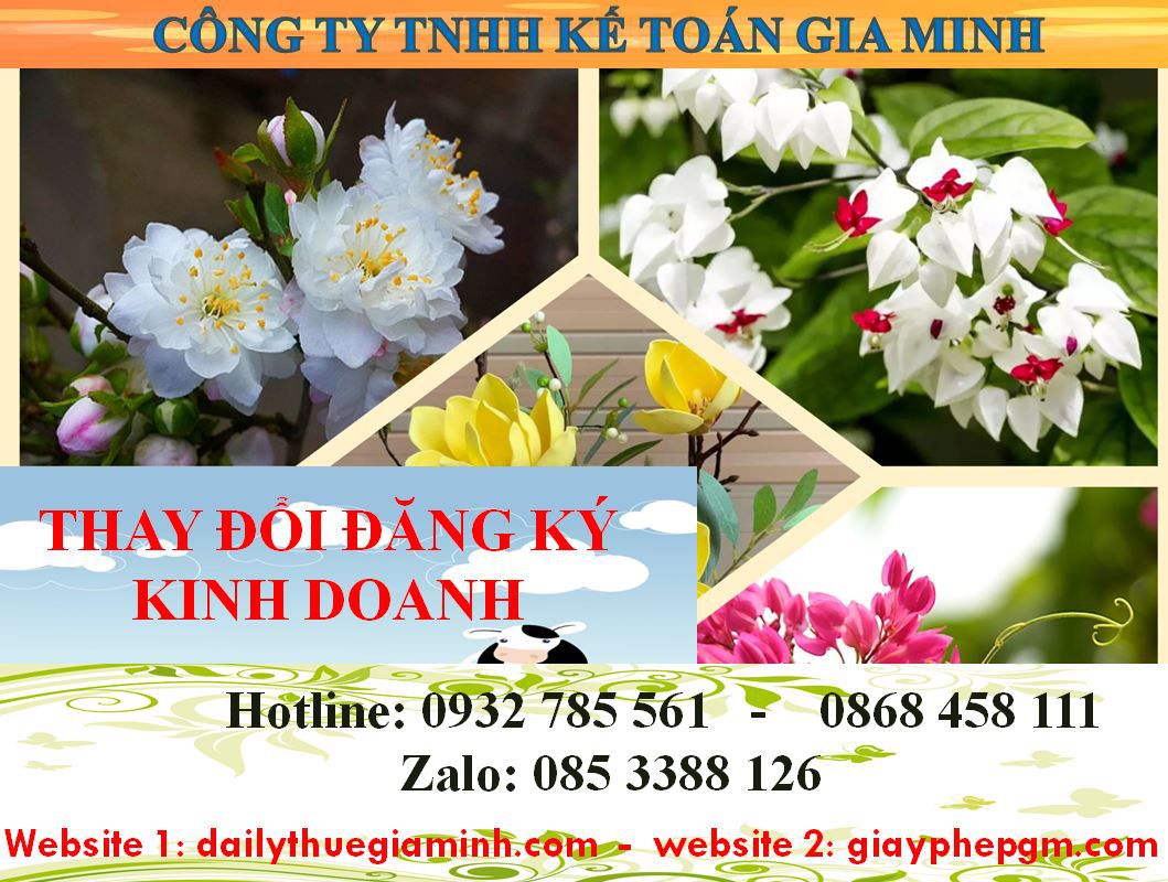 Thay đổi đăng ký kinh doanh tại Quận Phú Nhuận 4 Dịch vụ thay đổi đăng ký kinh doanh ở Quận Phú Nhuận
