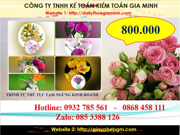 Chi Phí tạm ngừng kinh doanh tại Huyện Bình Chánh
