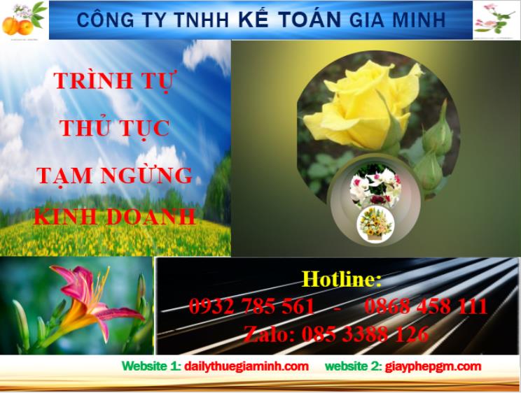 Trình tự thủ tục tạm ngừng kinh doanh tại Quận Bắc Từ Liêm 4 Thủ tục tạm ngừng kinh doanh tại Quận Bắc Từ Liêm