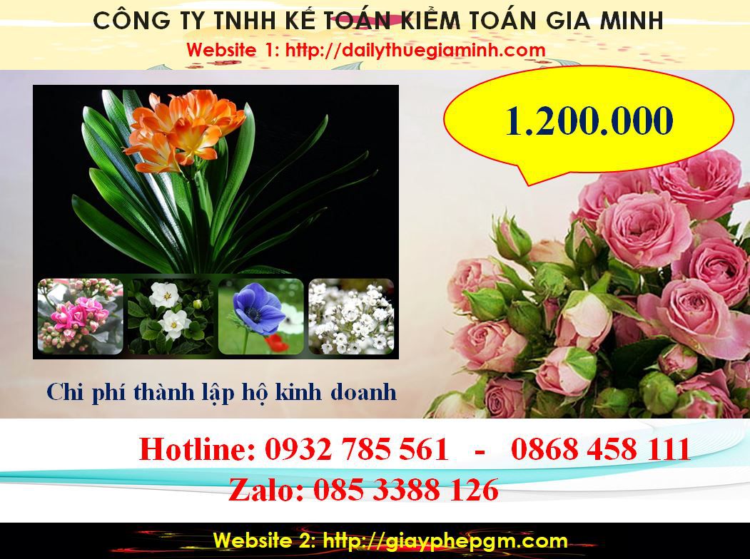 Chi phí thành lập hộ kinh doanh tại Quận Phú Nhuận