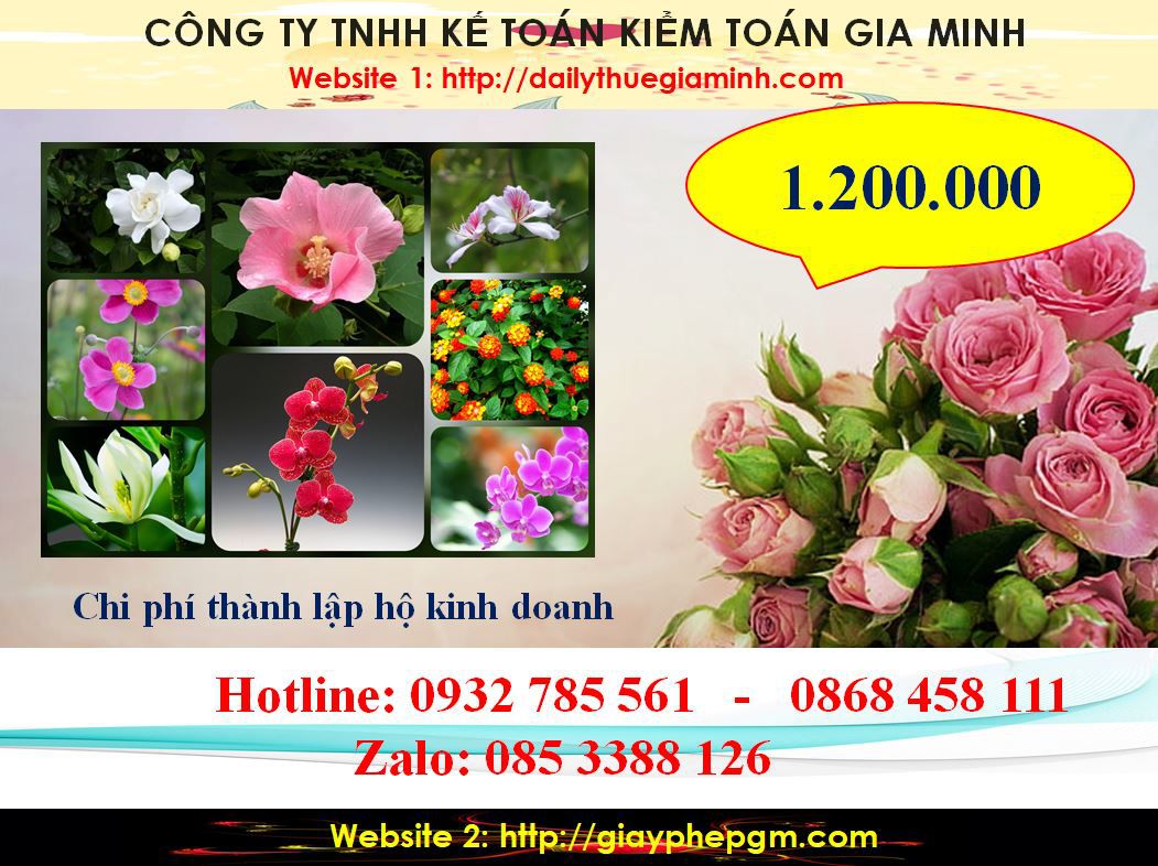 Thủ tục thành lập hộ kinh doanh tại TP Thủ Đức 5 Chi phí thành lập hộ kinh doanh tại TP Thủ Đức