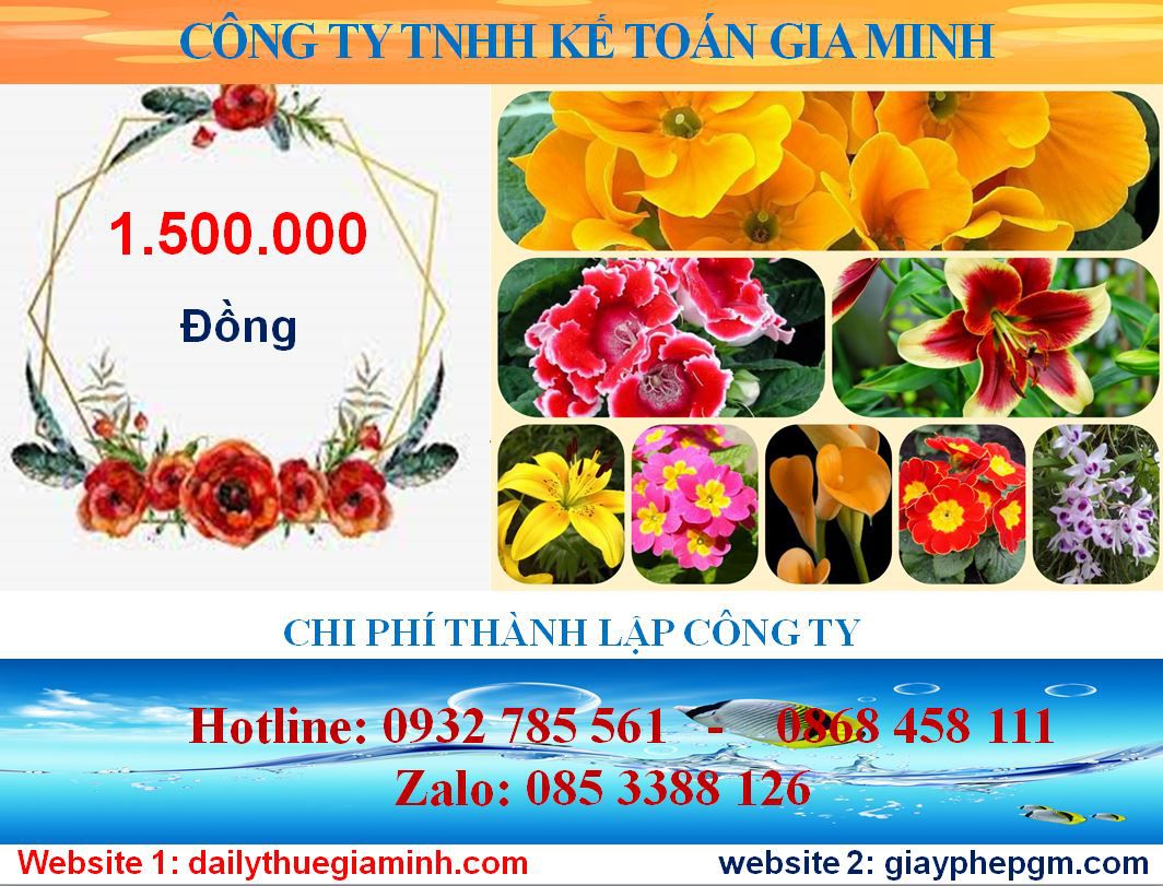 Chi phí thành lập công ty tại Bình Dương