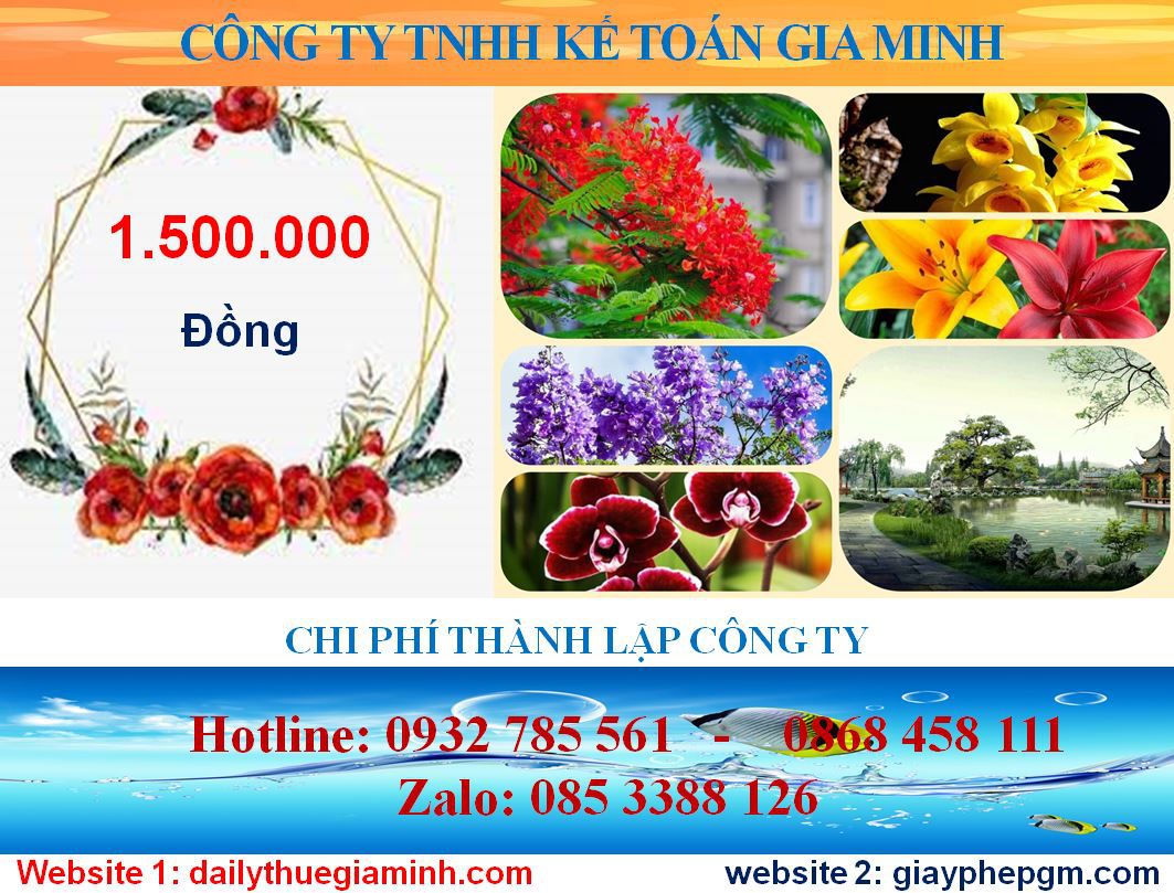 Chi phí thành lập công ty tại Thành Phố Thủ Dầu Một