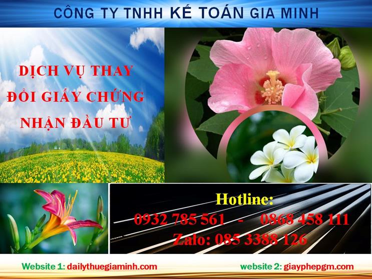 Tư vấn thay đổi giấy chứng nhận đầu tư tại Lào Cai 4 Dịch vụ thay đổi giấy chứng nhận đầu tư tại Lào Cai