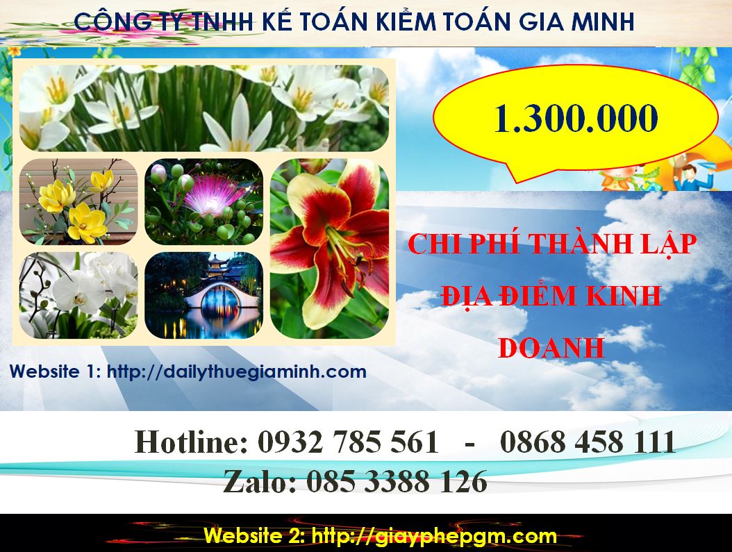 Dịch vụ thành lập địa điểm kinh doanh tại Lạng Sơn 5 Chi phí thành lập địa điểm kinh doanh tại Lạng Sơn