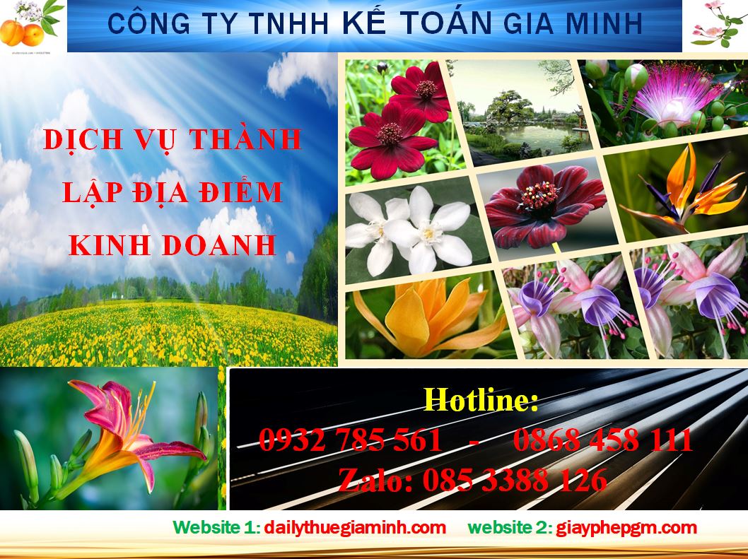 Dịch vụ thành lập địa điểm kinh doanh tại Lào Cai 4 Thủ tục thành lập địa điểm kinh doanh tại Lào Cai
