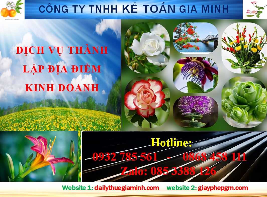 Dịch vụ thành lập địa điểm kinh doanh tại Nam Định 4 Thủ tục thành lập địa điểm kinh doanh tại Nam Định