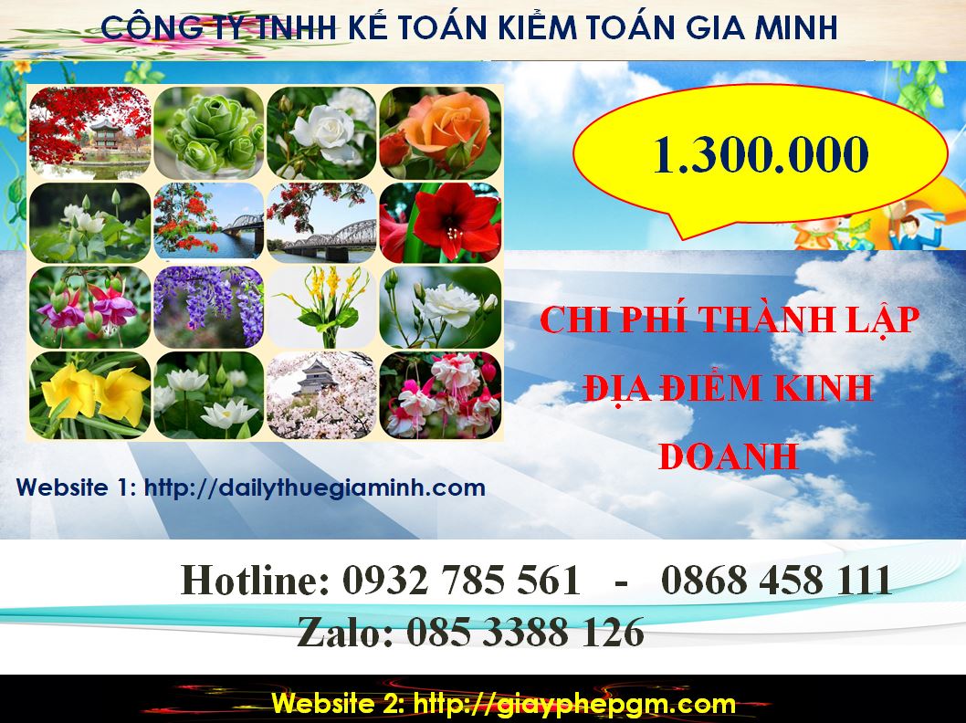 Dịch vụ thành lập địa điểm kinh doanh tại Quận 1 5 Chi phí thành lập địa điểm kinh doanh tại Quận 1