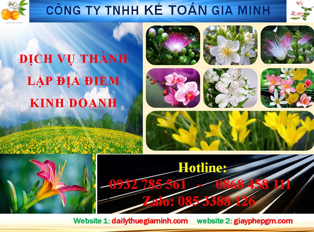 Thủ tục thành lập địa điểm kinh doanh tại Quảng Trị