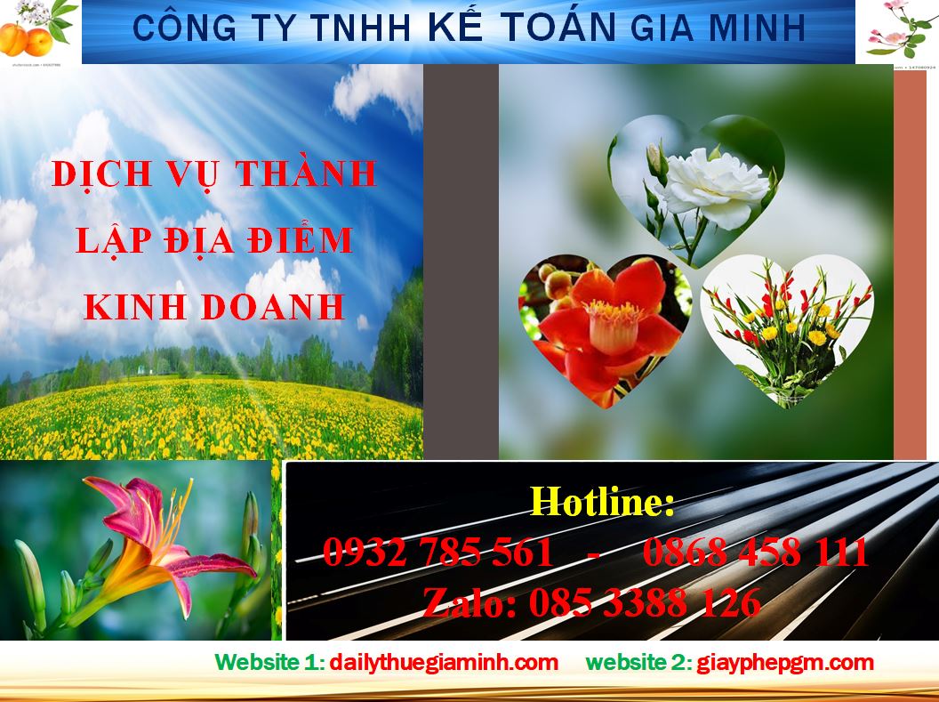 Dịch vụ thành lập địa điểm kinh doanh tại Tuyên Quang 4 Thủ tục thành lập địa điểm kinh doanh tại Tuyên Quang