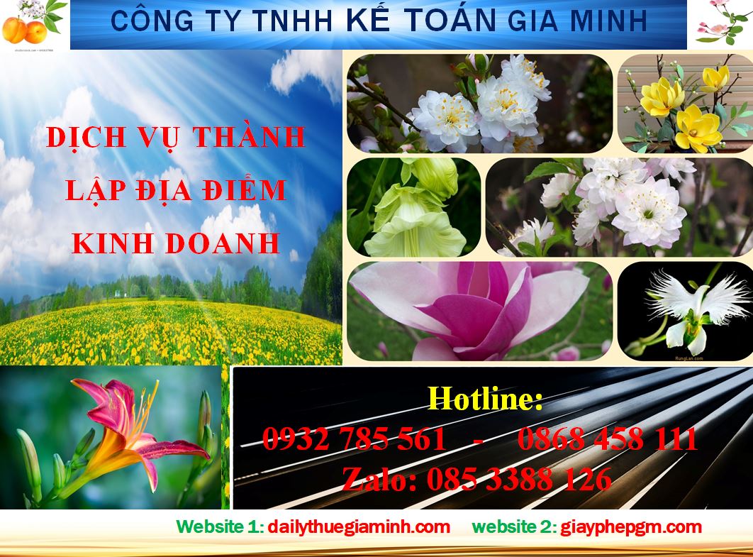 Dịch vụ thành lập địa điểm kinh doanh tại Yên Bái 4 Thủ tục thành lập địa điểm kinh doanh tại Yên Bái