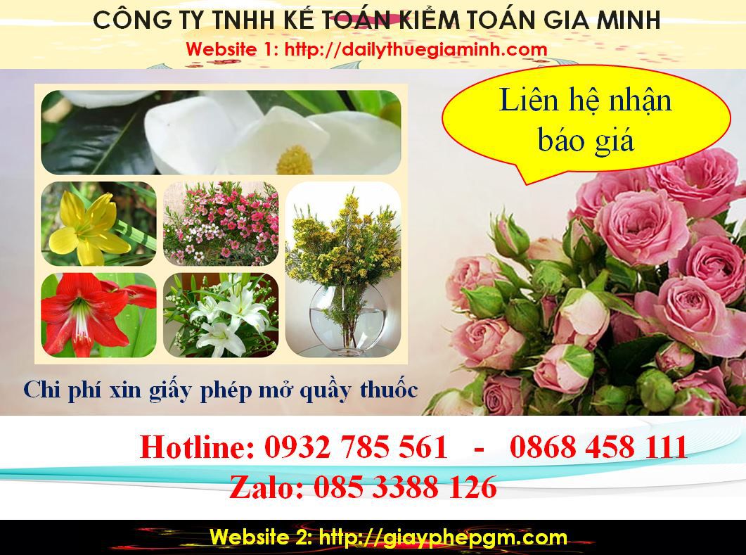 Xin giấy phép mở nhà thuốc tại Bình Thuận 5 Chi phí xin giấy phép mở nhà thuốc tại Bình Thuận