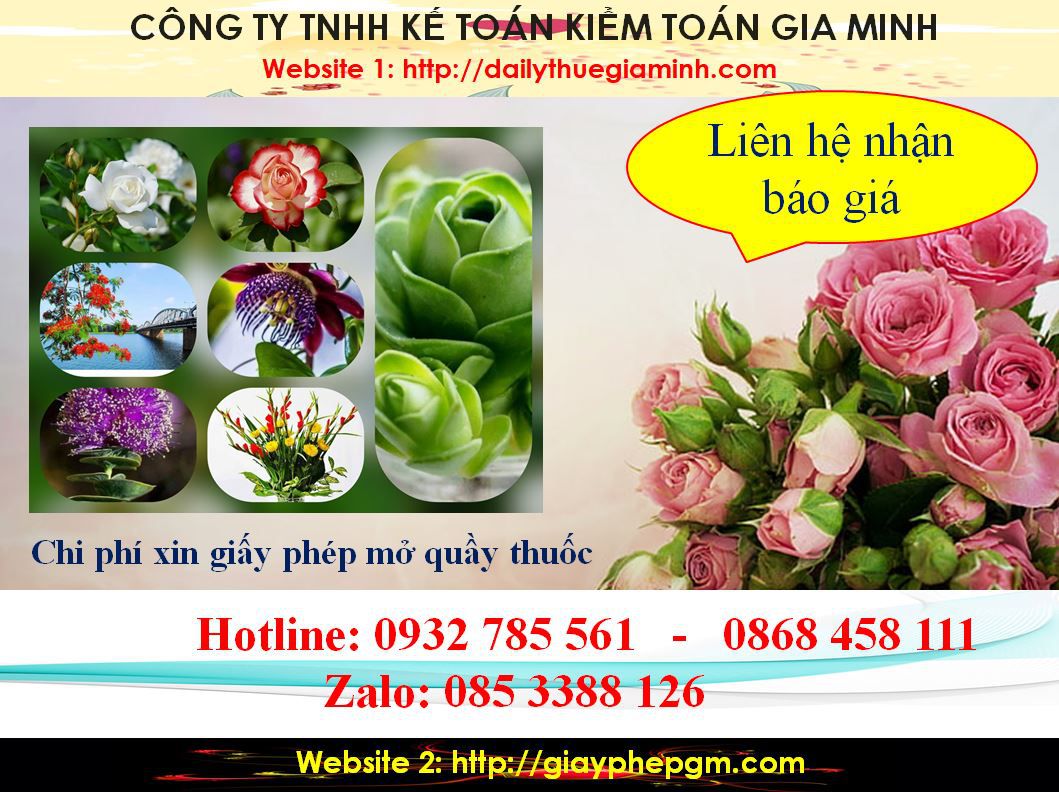Xin giấy phép mở nhà thuốc tại Cao Bằng 5 Chi phí xin giấy phép mở nhà thuốc tại Cao Bằng