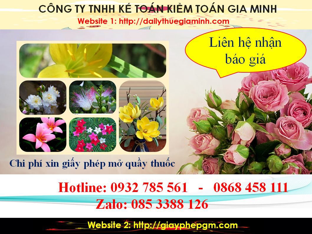 Xin giấy phép mở nhà thuốc tại Lào Cai 5 Chi phí xin giấy phép mở nhà thuốc tại Lào Cai
