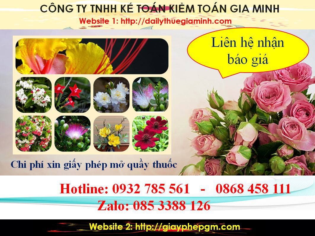 Xin giấy phép mở nhà thuốc tại Sơn La 5 Chi phí xin giấy phép mở nhà thuốc tại Sơn La