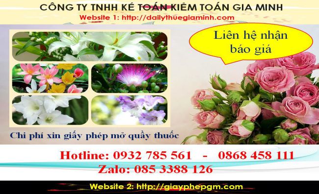 Xin giấy phép mở nhà thuốc tại Thái Nguyên 5 Chi phí xin giấy phép mở nhà thuốc tại Thái Nguyên