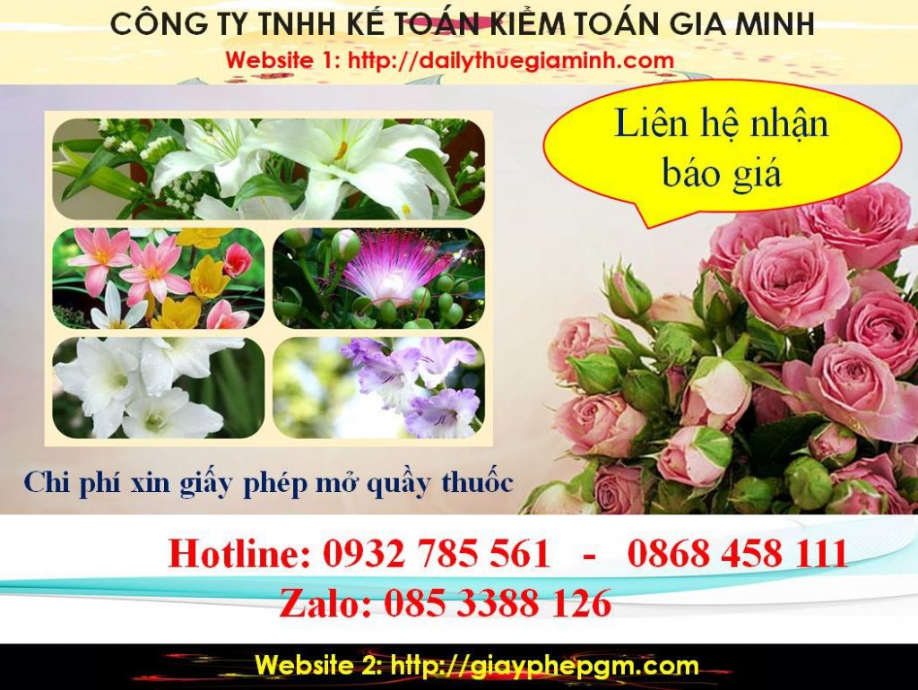 Xin giấy phép mở nhà thuốc tại Thừa Thiên Huế 5 Chi phí xin giấy phép mở nhà thuốc tại Thừa Thiên Huế