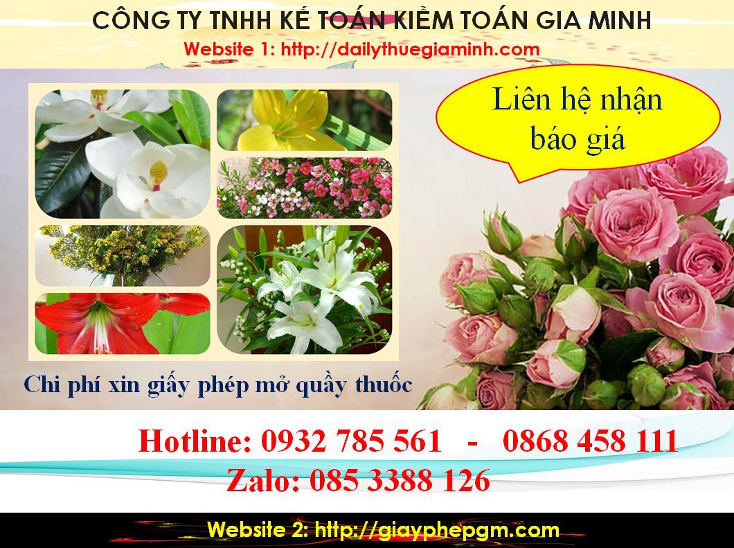 Xin giấy phép mở nhà thuốc tại Vĩnh Phúc 5 Chi phí xin giấy phép mở nhà thuốc tại Vĩnh Phúc