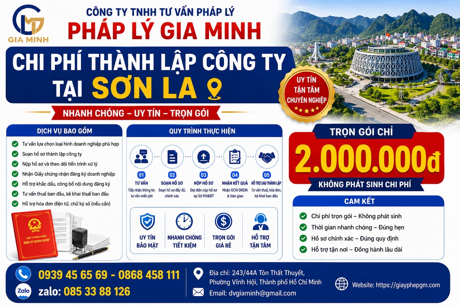HƯỚNG DẪN THỦ TỤC THÀNH LẬP DOANH NGHIỆP TẠI SƠN LA – CHI TIẾT TỪ A ĐẾN Z 4 Hướng dẫn thủ tục thành lập doanh nghiệp tại Sơn La