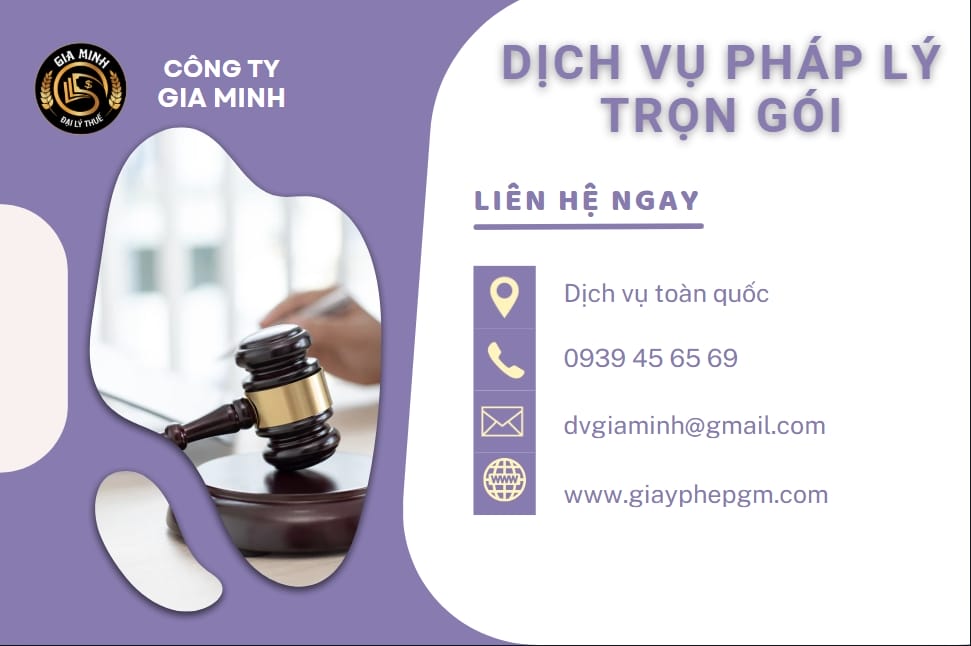 Quy trình thành lập doanh nghiệp trọn gói