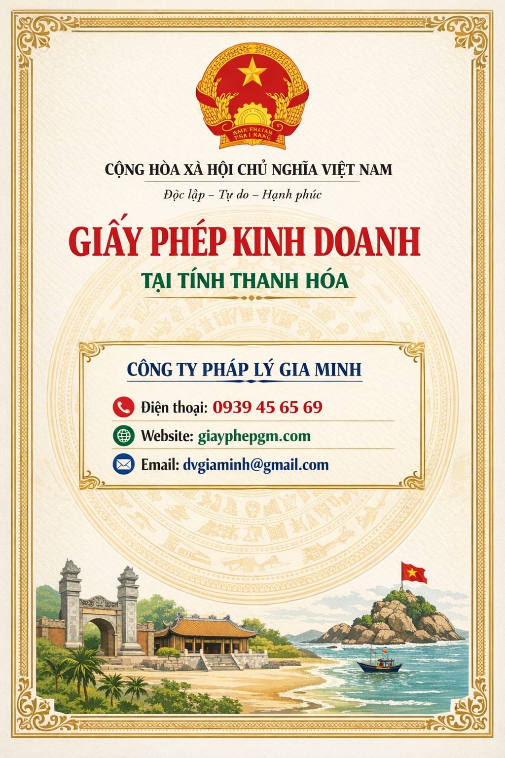 Thành lập công ty cổ phần tại Thanh Hóa nhanh chóng