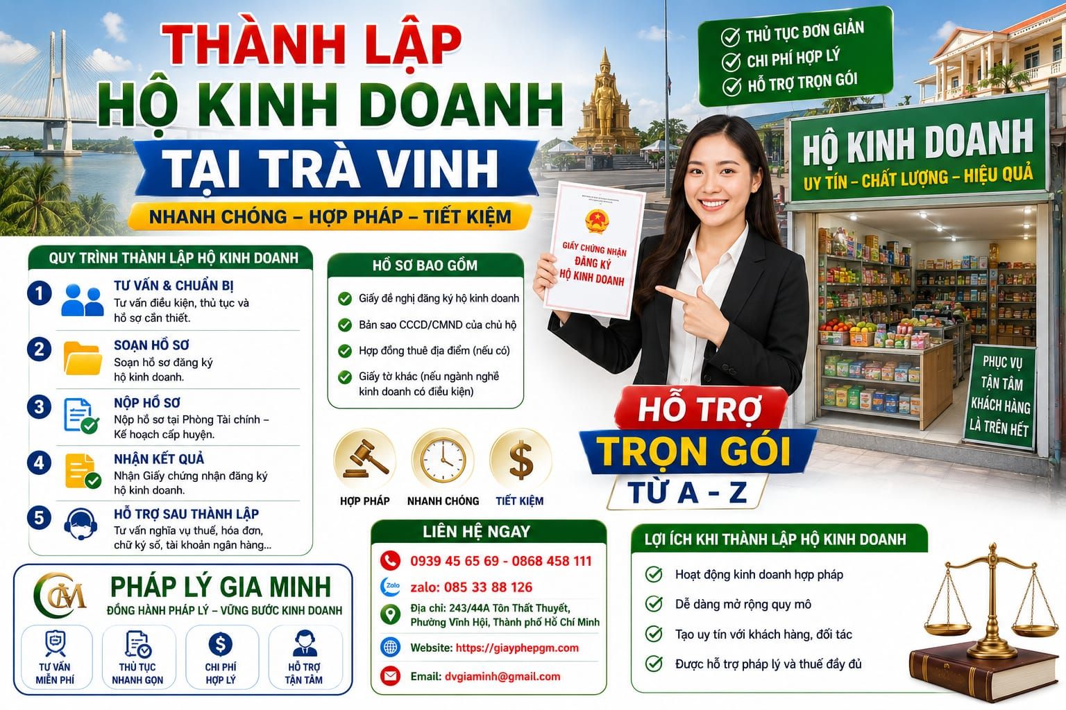 Thành lập hộ kinh doanh tại Trà Vinh