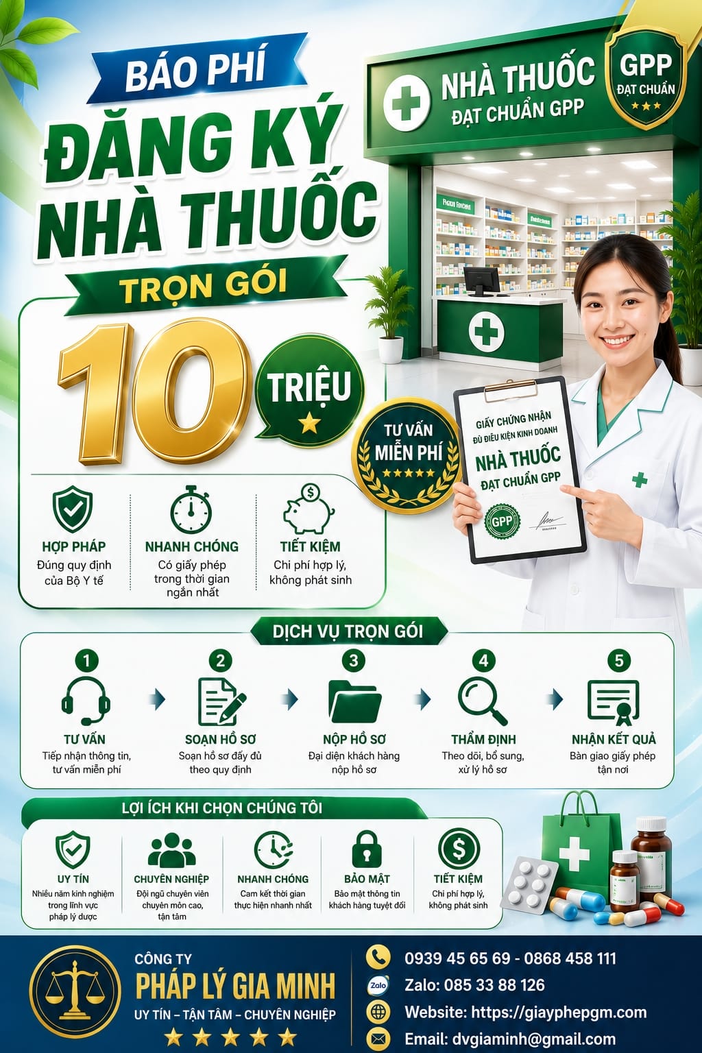 Dịch vụ mở nhà thuốc đạt GPP tại Lào Cai uy tín, trọn gói 3 Tư vấn mở nhà thuốc đạt GPP tại Lào Cai