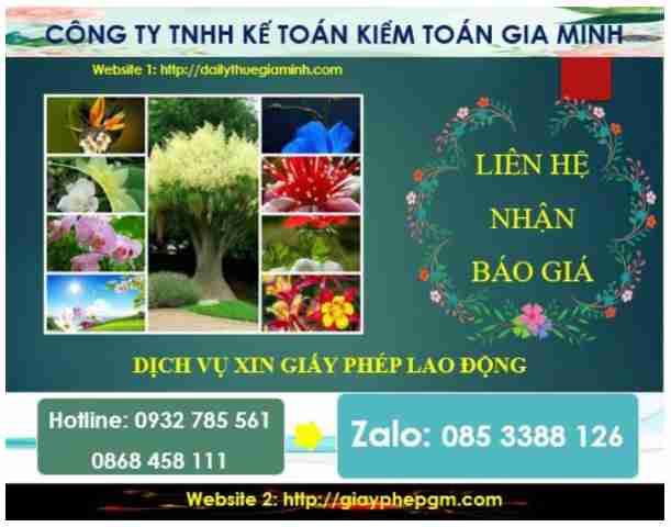 Xin giấy phép lao động tại Đà Nẵng 5 Chi phí xin giấy phép lao động tại Đà Nẵng