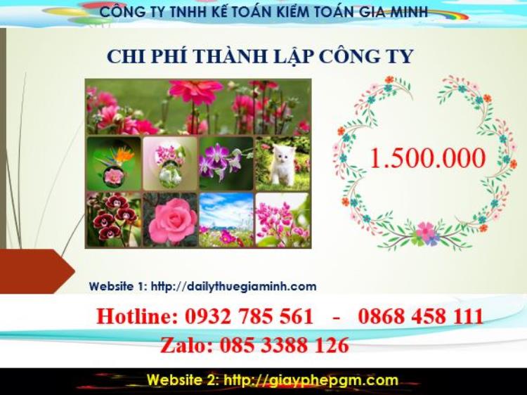 Chi phí thành lập doanh nghiệp kinh doanh khách sạn tại Quận 10