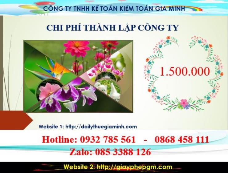 Chi phí thành lập doanh nghiệp kinh doanh khách sạn tại Quận Thủ Đức