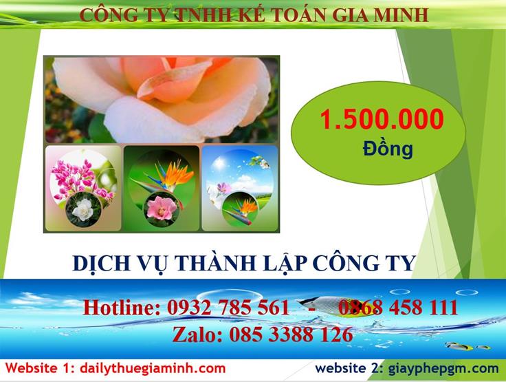 Đăng ký thành lập công ty tại Hải Phòng 5 Chi phí đăng ký thành lập công ty tại Hải Phòng