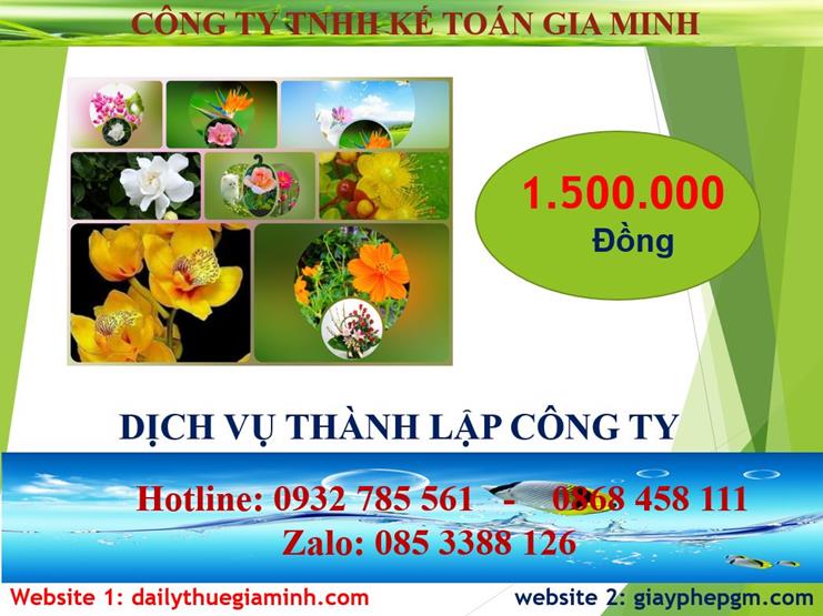 Đăng ký thành lập công ty tại Huyện Nhà Bè 5 Chi phí thành lập doanh nghiệp tại Huyện Nhà Bè
