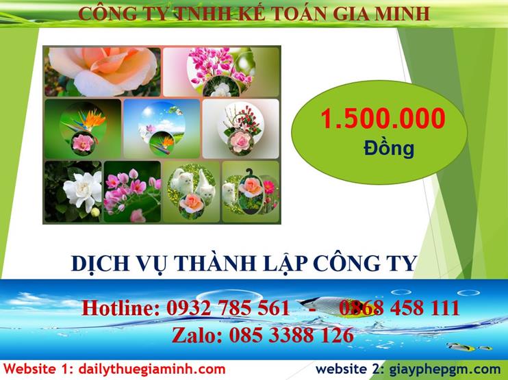 Đăng ký thành lập công ty tại Lạng Sơn 5 Chi phí đăng ký thành lập công ty tại Lạng Sơn