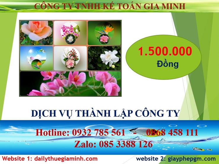 Đăng ký thành lập công ty tại Quận 10 5 Chi phí thành lập doanh nghiệp tại Quận 10