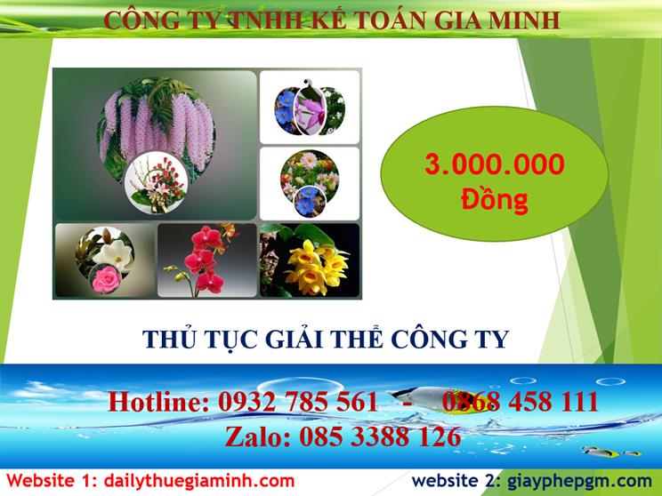 Thủ tục giải thể công ty tại Yên Bái 5 Chi phí thủ tục giải thể công ty tại Yên Bái