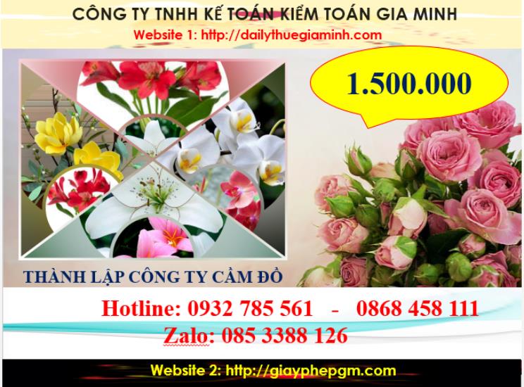Thành lập công ty cầm đồ tại Cao Bằng 5 Chi phí thành lập doanh nghiệp cầm đồ tại Cao Bằng