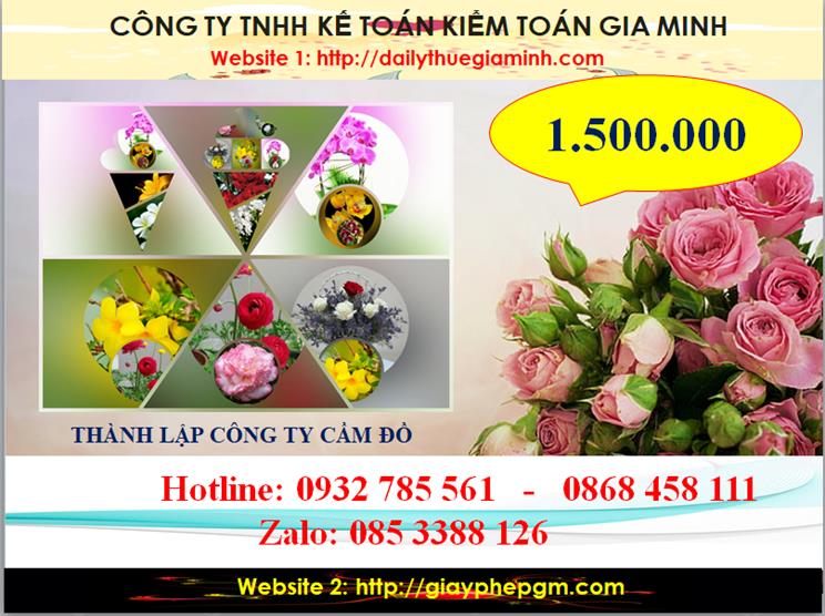 Thành lập công ty cầm đồ tại Khánh Hòa 5 Chi phí thành lập doanh nghiệp cầm đồ tại Khánh Hòa