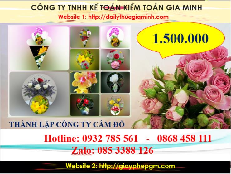 Thành lập công ty cầm đồ tại Lạng Sơn 9 Chi phí thành lập doanh nghiệp cầm đồ tại Lạng Sơn