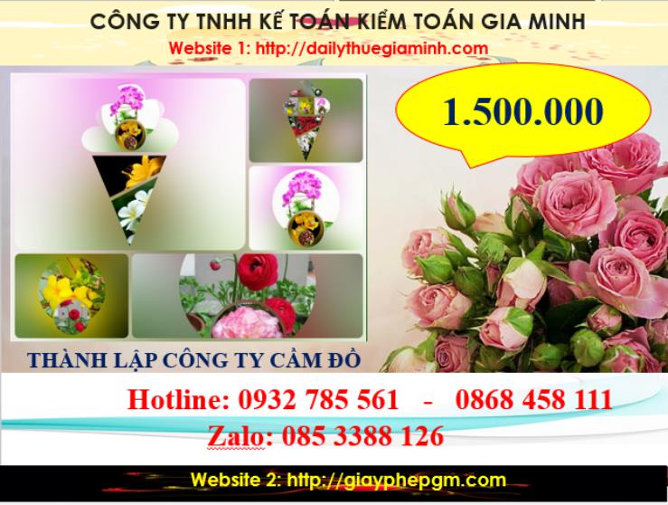 Thành lập công ty cầm đồ tại Ninh Bình 5 Chi phí thành lập doanh nghiệp cầm đồ tại Ninh Bình