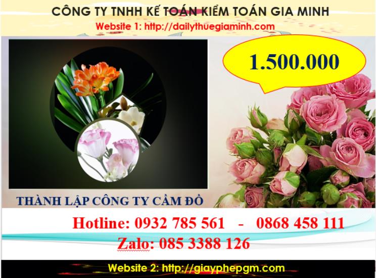 Thành lập công ty cầm đồ tại Phú Thọ 11 Chi phí thành lập doanh nghiệp cầm đồ tại Phú Thọ