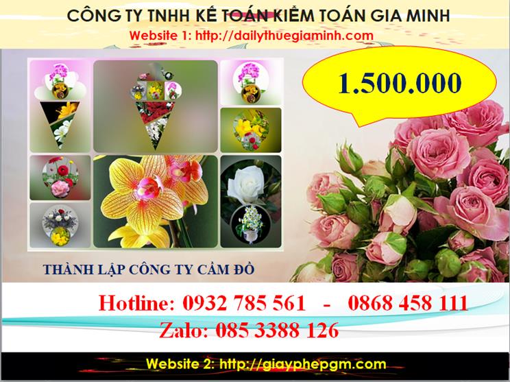 Thành lập công ty cầm đồ tại Thái Nguyên 5 Chi phí thành lập doanh nghiệp cầm đồ tại Thái Nguyên