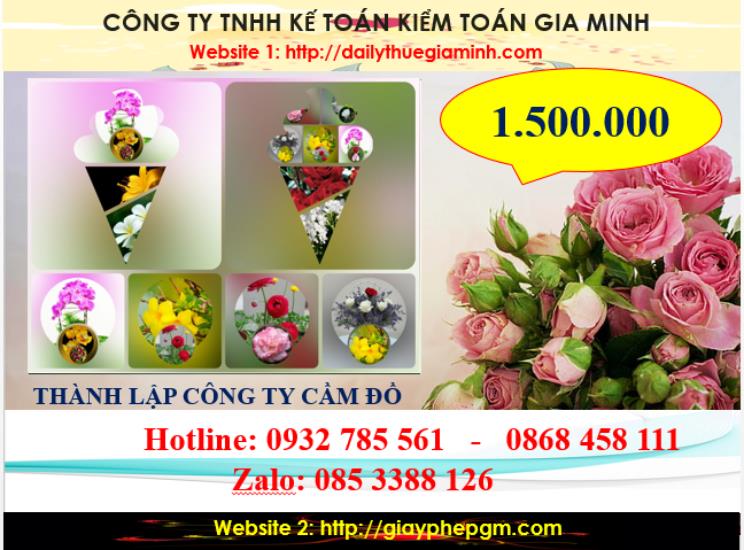 Thành lập công ty cầm đồ tại Yên Bái 5 Chi phí thành lập doanh nghiệp cầm đồ tại Yên Bái