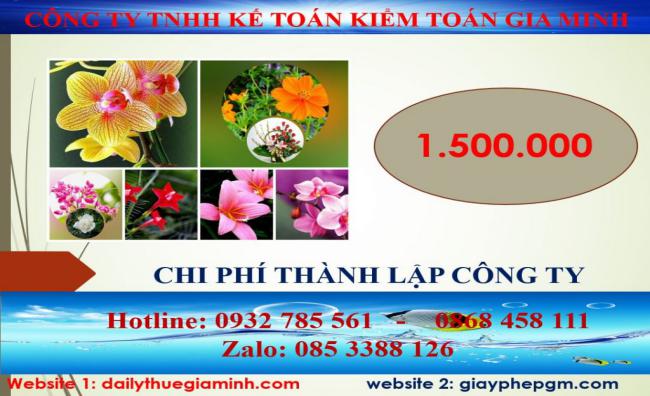 Các bước thành lập công ty tại Hà Nội 5 Chi phí thành lập doanh nghiệp tại Hà Nội
